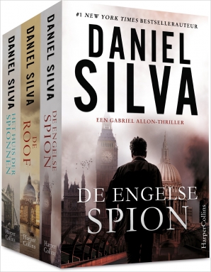 Het spionnenpakket: De Engelse spion / Het zwarte gif / Het huis der spionnen E-book  door Daniel Silva