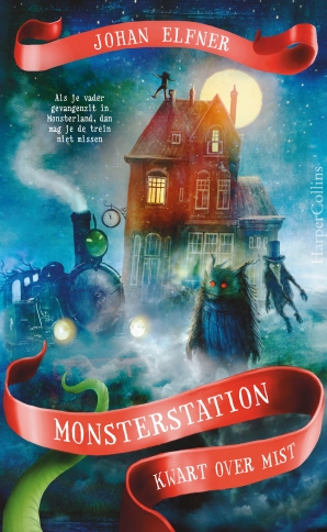 Kwart over mist - Monsterstation 1 Hardcover  door Johan Elfner